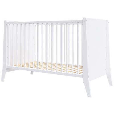 Patut copii din lemn hubners cosmo 120x60 cm alb hubphcos12al