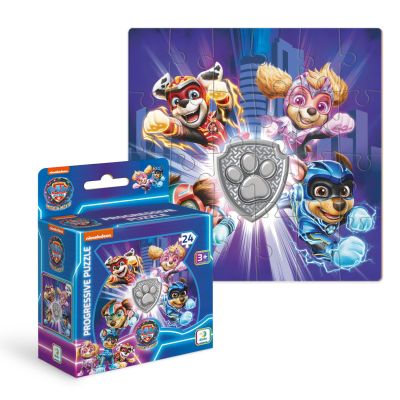 Puzzle - patrula catelusilor: supereroi (24 piese)