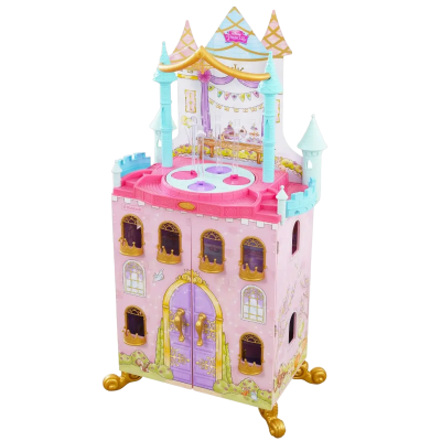 Castel de joaca din lemn pentru papusi disney princess - okekk10276