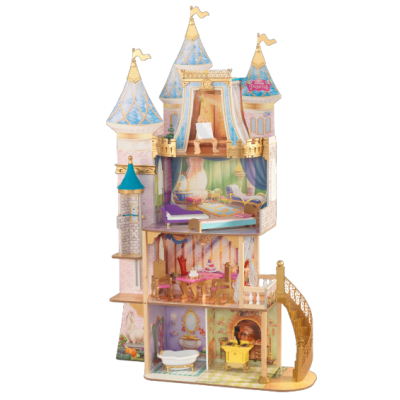 Castel de joaca din lemn pentru papusi disney royal celebration - okekk65962