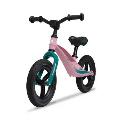 Lionelo - Bicicleta usoara Bart Tour, Fara pedale, Cu cadru din magneziu, Cu ghidon si sa reglabile, Greutate 3.8 Kg, 12 inch, Conform cu standardul european de securitate EN71, Pink Bubblegum BYNLOE-BART_TOUR_PINK_BUBBLEGUM