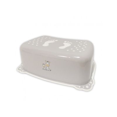Taburet copii MyKids Zebra Gri Alb antialunecare 00006267