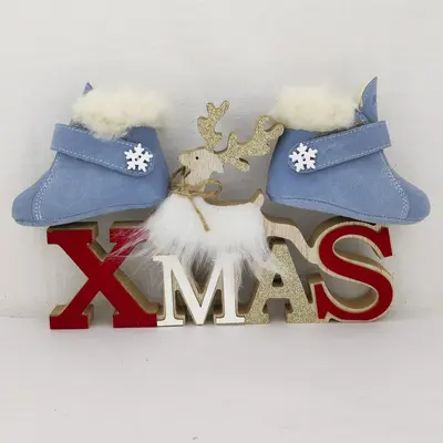 Ghetute Bleu cu blanita BIT X-mas - FOXBTX2565