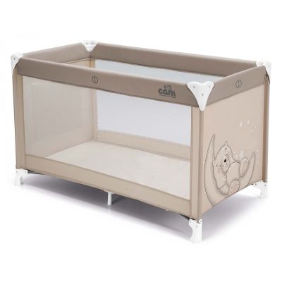 Patut Pliant Voiaj Ultraportabil Pentru Copii   Sonno  , Usor De Transportat, Ideal Pentru Calatorii, Material Rezistent Cu Protectii Laterale Si Saltea Inclusa, Bej Pjb49171176