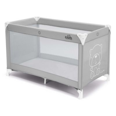 Patut Pliant Voiaj Ultraportabil Pentru Copii   Sonno  , Usor De Transportat, Ideal Pentru Calatorii, Material Rezistent Cu Protectii Laterale Si Saltea Inclusa, Gri Pjb49161177