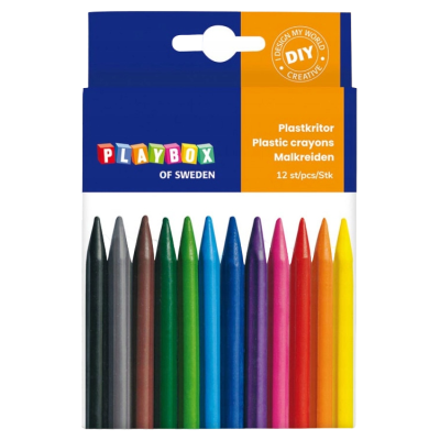Set 12 creioane colorate cerate - okepb2470382