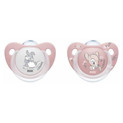Suzeta Nuk Disney Bambi Silicon M, 6-18 luni, Set 2 Bucati ERFMAR-N8290