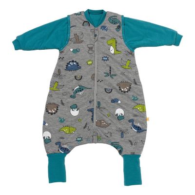 Sac de dormit cu picioruse si maneca lunga detasabila Dinosaur 80 cm + manseta 2.5 Tog BBXCJ901-25FSN