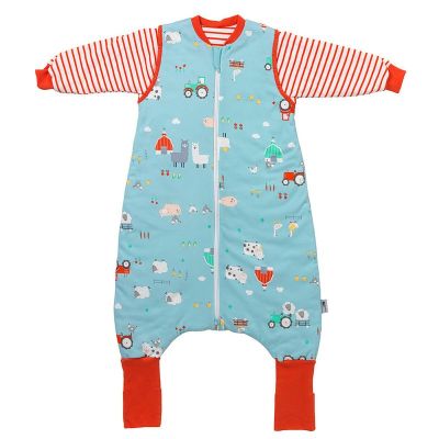 Sac de dormit cu picioruse si maneca lunga detasabila Farmyard 130 cm + manseta 2.5 Tog BBXCJ976-25FSN
