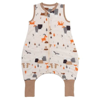 Sac de dormit cu picioruse si talpa antiderapanta Mountain Animals 70 cm + manseta 1.0 Tog BBXCJ770-10FN
