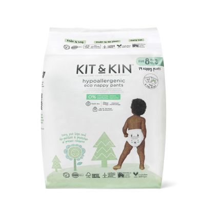 Scutece hipoalergenice eco kit&kin chilotel yp2, marimea 8,  19 kg+, 84 buc tnakks8pantscase