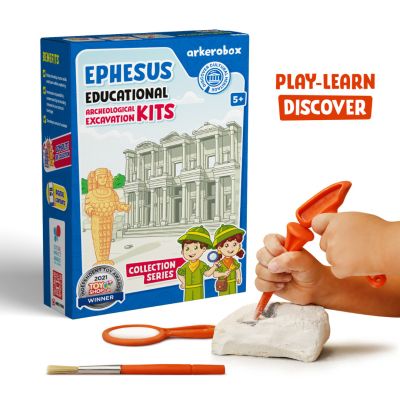 Arkerobox - Set arheologic educational si puzzle 3D, Efes - Biblioteca Celsus JEMARK2292