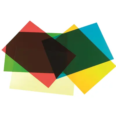 Foi colorate translucide din acetat pentru tablete si mese luminoase - oketik48002