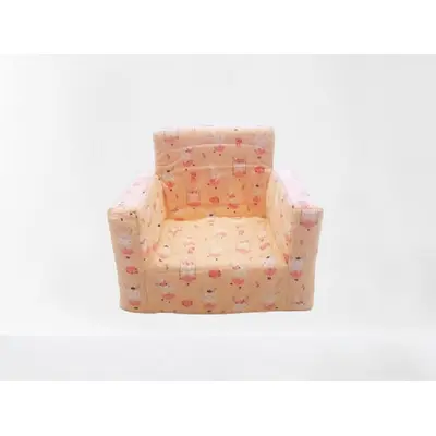 Fotoliu din burete pentru copii MyKids Dancing Bunny Pink 00086827