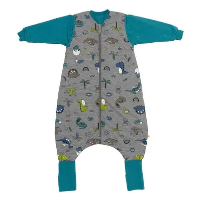 Sac de dormit cu picioruse si maneca lunga detasabila Dinosaur 120 cm + manseta 2.5 Tog BBXCJ905-25FSN