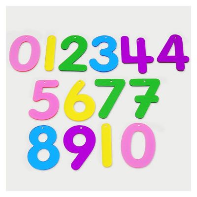 Set 14 numere translucide curcubeu pentru tablete si mese luminoase - oketik72421