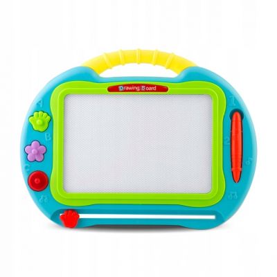 Tabla magnetica pentru desenat cu accesorii incluse ricokids 772100 - albastru edeedi772100