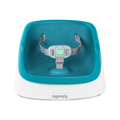 Ingenuity - booster toddler smartclean, peacock blue bbb11786