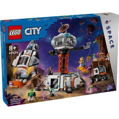 LEGO CITY BAZA SPATIALA SI PLATFORMA DE LANSARE A RACHETEI 60434 VIVLEGO60434