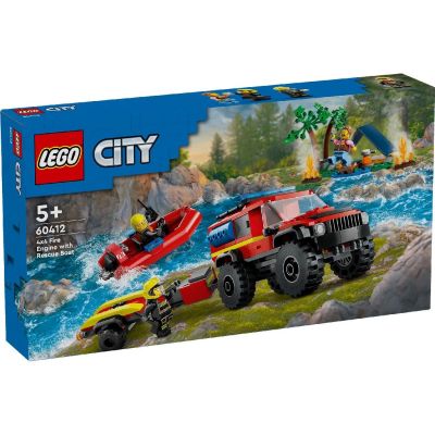 LEGO CITY CAMION 4X4 SI BARCA DE POMPIERI 60412 VIVLEGO60412