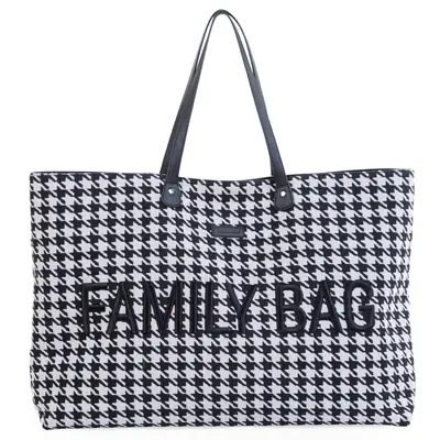 Geanta Childhome Family Bag Pied de Poule Negru ERFCH-CWFBPDP