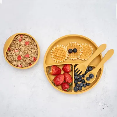 Set Diversificare, AppeKids, 100% Silicon, Basic - Honey KRTAK274919