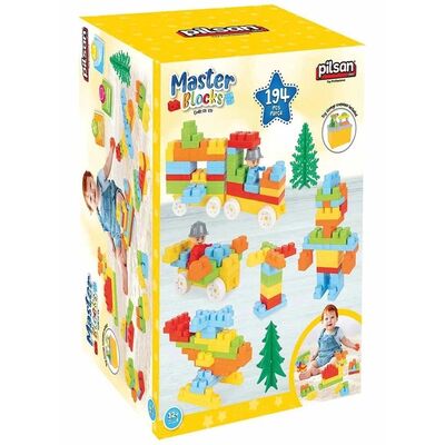 Set constructie pilsan master blocks 194 piese hubpl-03-572