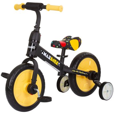 Bicicleta 2 in 1 chipolino max bike yellow hubdikmb0233ye