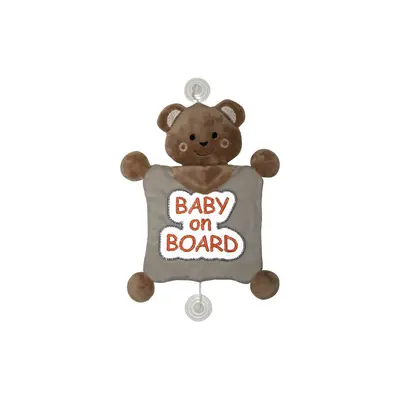 Semn reflectorizant Baby on Board BabyJem, rosu JEMbj_8752