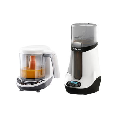 Pachet Bebe Start 2 - Robotul de bucatarie Baby Food Maker Deluxe + Incalzitor Biberoane Babybrezza