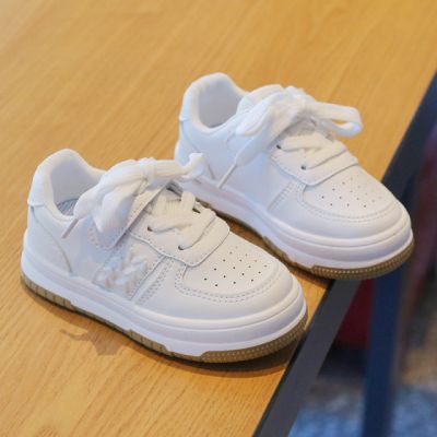Adidasi albi pentru fetite - Sporty MBSY-106-s1