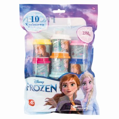 10 BORCANASE DE PLASTILINA FROZEN IN PUNGA DE PLASTIC VIV1045-03598