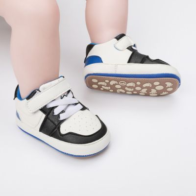 Adidasi albi cu negru si albastru - smart (marime disponibila: 9-12 luni (marimea 20 incaltaminte)) mb9812-3-sa2.9-12 luni (marimea 20 incaltaminte)