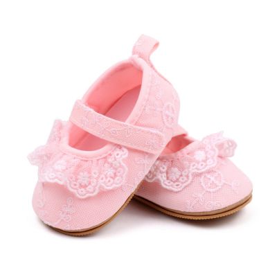 Pantofiori roz cu danteluta - Bella LIBXC3063-1-p15