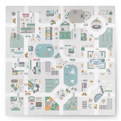 Salteluta de joaca interactiva 105 x 105 cm nukido town 738000 edeedi738000