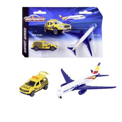 MAJORETTE SET MASINUTA DACIA DUSTER SI AVION BOEING 787 VIV212057715SRO
