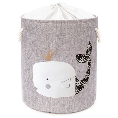 Cos Pliabil Pentru Depozitare Jucarii cu Snur pentru Inchidere, PREMIUM XL, 63 l, Impermeabil, SIPO, Balena EKDXB01