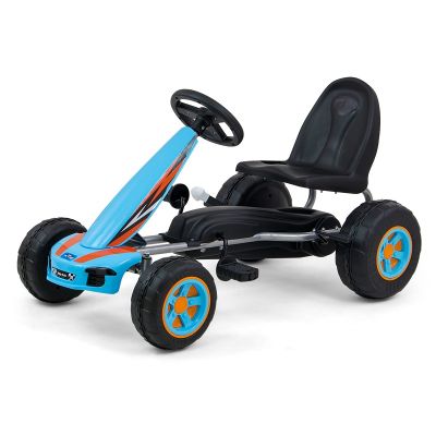 Kart cu pedale robust si distractiv, +3 ani, Viper Blue EKDmm3127