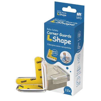 Set 12 Coltare din Silicon pentru Protectie Ridicata la Colturile Mobilei, pentru Siguranta Copii, din Silicon, Triunghi, SIPO Baby Safety EKDSBS-EC52