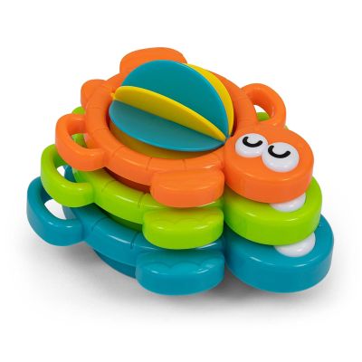 Jucarie de baie cu 3 cesti colorate, sita si roata apa, Water Turtle EKD127942