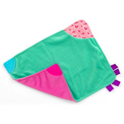 Jucarie din plus, fosnaitoare si functie dentitie, Blanky Pink EKD128031