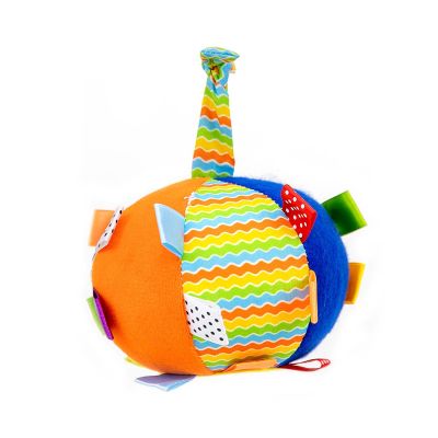 Jucarie din plus pentru agatat, Minge senzoriala cu clopotel, Funny Ball EKD127966