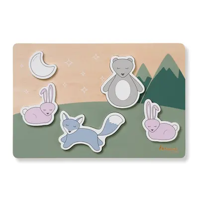 Puzzle din lemn certificat FSC, Hauck, Forest EKDhk13090