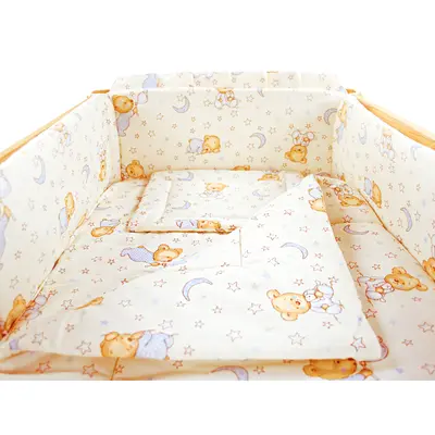 Aparatoare Laterala MyKids Teddy Stelute Crem M2 120x60 - MYK00006556