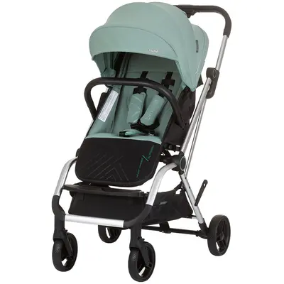 Carucior chipolino twister pastel green cu sezut rotativ hublktw02404pg