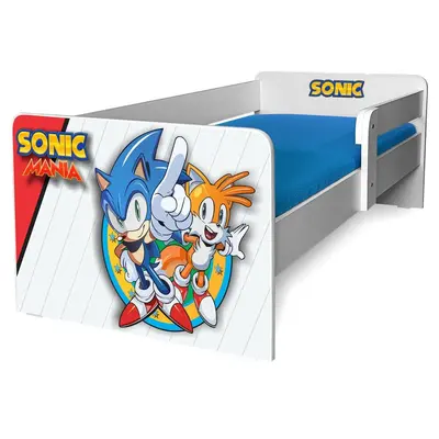 Patut pentru baieti Sonic P1 2-6 Ani Cu Protectie Laterala Detasabila Pc-p-son-p1-60