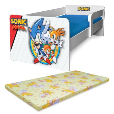 Patut Pentru Copii Sonic P1 2-8 Ani Cu Saltea Light 140x70 Pc-p-bas-son-p1-70