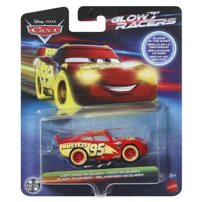 CARS GLOW RACERS MASINUTA METALICA FULGER MCQUEEN 1:55 VIVMTHPG76_HPG77