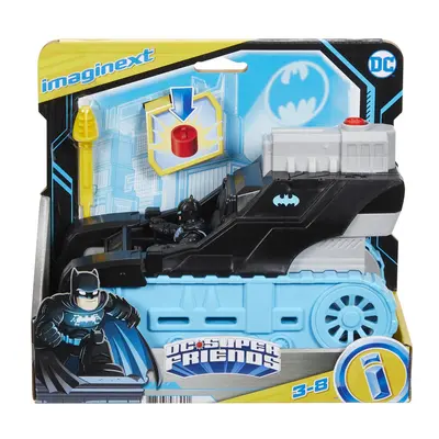 FISHER PRICE IMAGINEXT DC SUPER FRIENDS VEHICUL CU FIGURINA BAT-TECH VIVMTM5649_GVW26