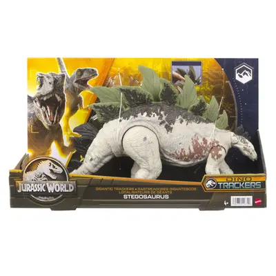 JURASSIC WORLD GIGANTIC TRACKERS DINOZAUR STEGOSAURUS VIVMTHLP23_HLP24